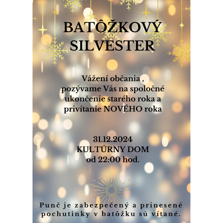 Batôžkový Silvester 2024