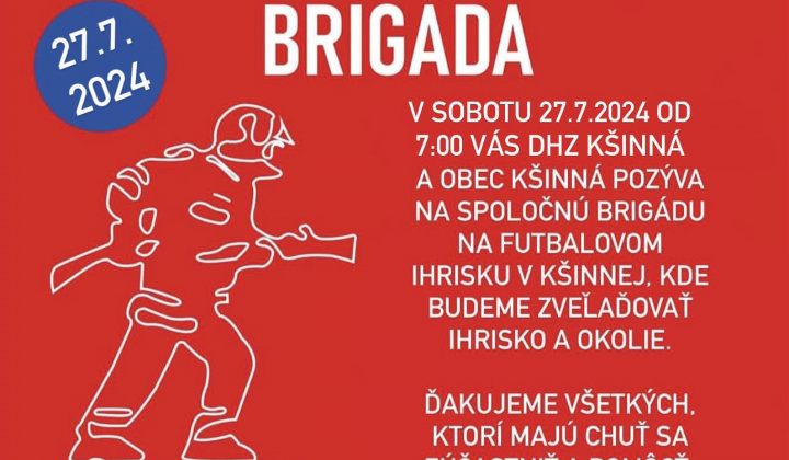 Aktuality / Brigáda 27.7.2024 - foto