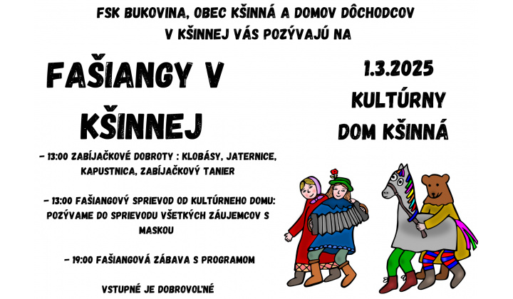 Fašiangy v Kšinnej