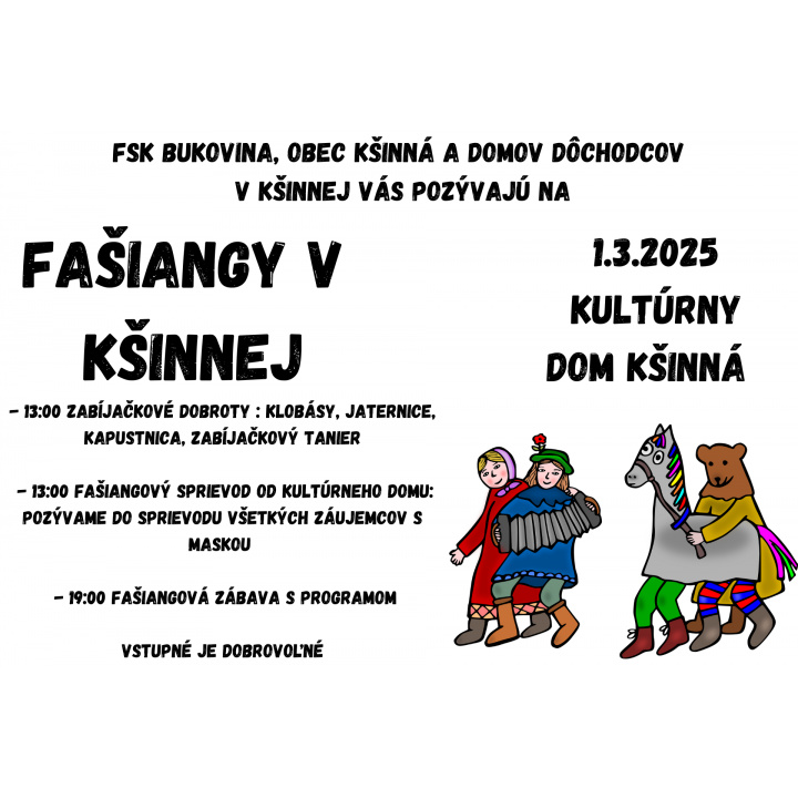 Fašiangy v Kšinnej